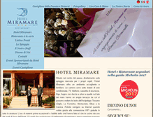 Tablet Screenshot of hotelmiramare.info