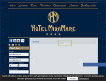 Tablet Screenshot of hotelmiramare.com