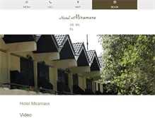 Tablet Screenshot of hotelmiramare.gr